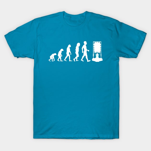 Dr Who's Human Evolution T-Shirt by cheekydesigns